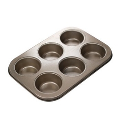 Khuôn Nướng Làm Bánh Cupcake, Muffin, Rau Câu 6 Ô Kích Thước 26x19x2,5cm