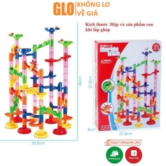 Đồ Chơi Lắp ráp mê cung 3 chiều, thả bi Marble run cho bé
