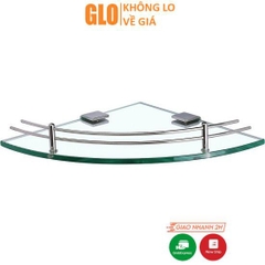 Kệ Kính Góc Phòng Tắm(Inox & Kính Cường Lực 8 Ly)