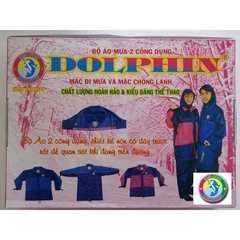 Áo mưa bộ 2 lớp Dolphin G1 thời trang