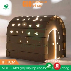 Nhà Giấy Carton Lắp Ráp Thông Minh Cho Bé Loại Lớn