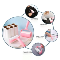 Cây Lăn Bụi Quần Áo Loại Lớn 10cm/16cm, 2 Cuộn Lăn Thay Thế