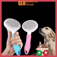 Bàn Chải Lông Chó Mèo, Giúp Loại Bỏ Tối Đa Lông Rụng Trên Người Thú Cưng