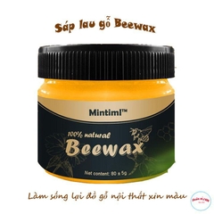 Sáp ong Beewax Đánh Bóng Sàn Gỗ Đồ Gỗ Không Kèm Mút