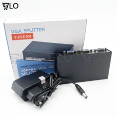 Bộ Hub Chia VGA 1 Ra 2 Hoặc 4(Chia 2 Hoặc 4 Màn Hình), 2/4 Port 200mhz VGA Splitter VGA-2002/VGA-2004