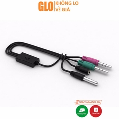 Cáp Livestream 3 Đầu Chuẩn Kết Nối Điện Thoại Android/Iphone Với Soundcard
