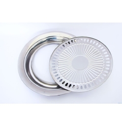 Vỉ Nướng Thịt Inox, Khay Dùng Được Cho Bếp Hồng Ngoại, Bếp Than, Bếp Ga