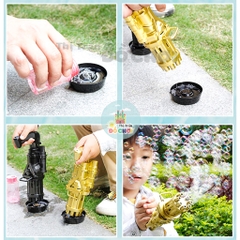 Súng Bắn Bong Bóng 8 Nòng Siêu Mạnh Cho Bé