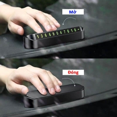Bảng Ghi Số Điện Thoại Gắn Taplo Xe Hơi, Thẻ Dùng Khi Đỗ Xe Ô Tô Có Phản Quang