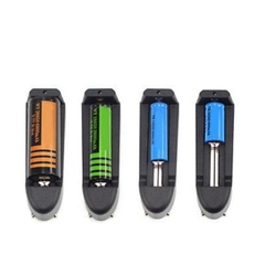 Sạc Đơn Thường Pin Li-Ion 18650 16340 14500 Cho Đèn Pin Siêu Sáng, Quạt Mini 3 Tốc Độ, Vape..