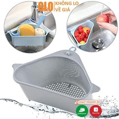 Kệ Góc Tam Giác Thoát Nước Bồn Rửa Chén Kích Thước 26x10x14cm
