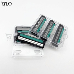 Dao Cạo Râu 2 Lưỡi Thế Hệ Mới Kèm 30 Đầu Thay Tiện Lợi(Tặng Kèm Tuýp Kem Cạo Râu)