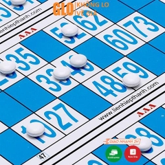 Bộ Đồ Chơi Cờ Lô Tô Giấy Và Gỗ Bingo Lotto Việt Giải Trí Ngày Tết