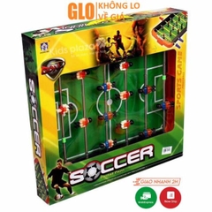 Bàn Bóng Đá Bi Lắc Bằng Nhựa 6 Thanh Cho Bé