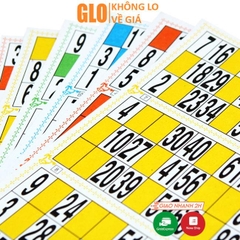 Bộ Đồ Chơi Cờ Lô Tô Giấy Và Gỗ Bingo Lotto Việt Giải Trí Ngày Tết