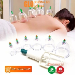 Bộ Dụng Cụ Giác Hơi Chân Không 12 Món Không Dùng Lửa An Toàn, Tiện Lợi