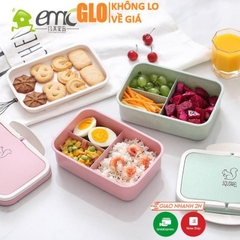 Hộp Cơm Lúa Mạch 2 Tầng SQIRREL