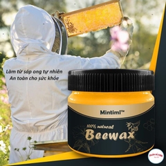 Sáp ong Beewax Đánh Bóng Sàn Gỗ Đồ Gỗ Không Kèm Mút