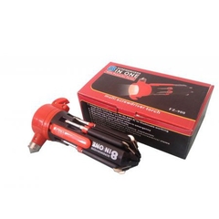 Dụng Cụ Khẩn Cấp Đa Năng Fz-900 Gồm Búa Phá Kính, Đèn Pin, Dao Cắt, Dây An Toàn, Tua Vít
