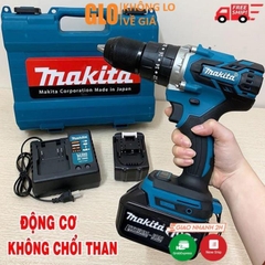 Máy Khoan Pin 199v Makita 3 Chức Năng Có Búa, Động Cơ Không Chổi Than