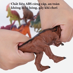 Bộ Đồ Chơi Mô Hình Động Vật 58 Chi Tiết Thú Rừng Hoang Dã Bằng Nhựa An Toàn Có Hộp Cao Cấp Loại 1 Có Qr Code Cho Bé