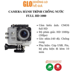 Camera Hành Trình Xe Máy Giá Rẻ Ngoài Trời Chống Nước Quay Phim Độ Nét Cao A9 SJ4000