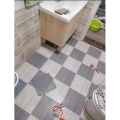 Thảm Nhựa Lót Sàn Phòng Tắm Ghép Nối 30x30cm Chống Trơn Trượt An Toàn Cho Bé, Cực Kỳ Êm Chân