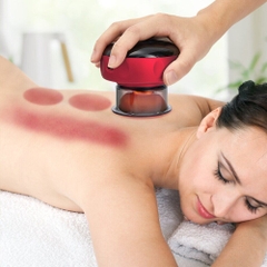 Máy Cạo Gió Giác Hơi Massage NG-122 Dùng Pin Sạc, Màn Hình Led 6 Cấp Độ, Hút Chân Không Hồng Ngoại Cầm Tay