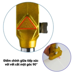 Bộ Dụng Cụ Dao Cắt Kính, Gạch 2 in 1 Cầm Tay Dạng Mở Nhanh Đa Năng Gồm 1 Máy Và 3 Lưỡi