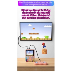 Máy Chơi Game Cầm Tay G5 500 Trò Chơi, Có Thể Sạc Lại, Kèm Tay Cầm Chơi Game 2 Người