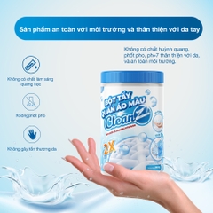 Bột Tẩy Quần Áo Màu CleanZ 300g Đánh Bay Vết Bẩn, Ố Màu Giúp Làm Sạch Quần Áo Như Mới
