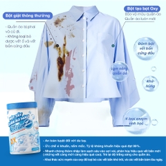 Bột Tẩy Quần Áo Màu CleanZ 300g Đánh Bay Vết Bẩn, Ố Màu Giúp Làm Sạch Quần Áo Như Mới