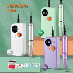 Máy Làm Móng Cao Cấp STE101, UV201 Máy Mài Móng Chuyên Dụng Trong Ngành, Tốc Độ 35.000RPM, Công Suất 36w