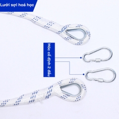 Thang Dây Cứu Hộ Thoát Hiểm An Toàn Đề Phòng Hoả Hoạn Chất Liệu Siêu Bền Cho Mọi Gia Đình Nhựa Polyester Loại 10m