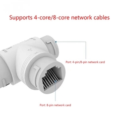 Bộ Chia POE 1 Ra 2 RJ45 Chuyên Dụng Cho Hệ Thống Camera Và Thiết Bị Mạng 10/100Mbps