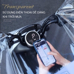 Áo Mưa Trong Suốt Cho Mẹ Và Bé, Áo Mưa Đi Xe Máy Cao Cấp, Hàng Nội Địa Trung