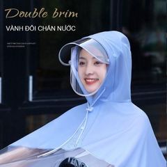 Áo Mưa Trong Suốt Cho Mẹ Và Bé, Áo Mưa Đi Xe Máy Cao Cấp, Hàng Nội Địa Trung