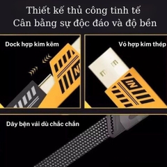Dây Cáp Sạc Nhanh 4 In 1 Công Suất 65W PD27W Thiết Kế Tích Hợp Nhiều Cổng Sạc Tương Thích Nhiều Dòng Máy