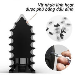 Hộp 10 vít vá lốp xe không săm cho ô tô xe máy xe tải không cần tháo lốp