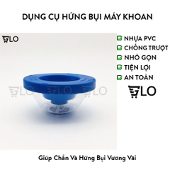 Dụng Cụ Hứng Bụi Máy Khoan Sạch Sẽ Tiện Lợi, Phụ Kiện Máy Khoan Để Thu Gom Mảnh Vụn Khi Khoan Bê Tông Tường Hay Trần Nhà