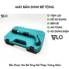 Máy Bắn Đinh Bê Tông Tặng Kèm 50 Đinh, Không Sử Dụng Điện
