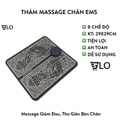 Thảm Massage Bàn Chân EMS Có Remote, Màn Hình Led, Máy Mát Xa Giảm Đau Mỏi Bàn Chân, Thư Giãn Toàn Diện Thiết Kế Gấp