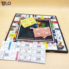 Cờ Tỷ Phú Bàn Nhựa Liên Hiệp Thành (Loại Lớn) - Bộ Cờ Tỉ Phú Monopoly Cao Cấp, Boardgame, Đồ Chơi Thông Minh Cho Bé