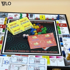 Cờ Tỷ Phú Bàn Nhựa Liên Hiệp Thành (Loại Lớn) - Bộ Cờ Tỉ Phú Monopoly Cao Cấp, Boardgame, Đồ Chơi Thông Minh Cho Bé
