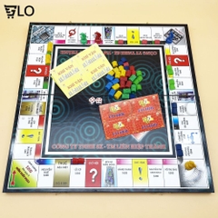 Cờ Tỷ Phú Bàn Nhựa Liên Hiệp Thành (Loại Lớn) - Bộ Cờ Tỉ Phú Monopoly Cao Cấp, Boardgame, Đồ Chơi Thông Minh Cho Bé