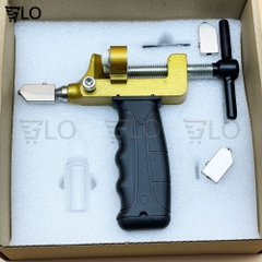 Bộ Dụng Cụ Dao Cắt Kính, Gạch 2 in 1 Cầm Tay Dạng Mở Nhanh Đa Năng Gồm 1 Máy Và 3 Lưỡi