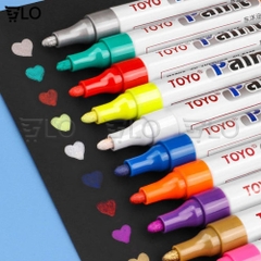 Bút Sơn Repaint Tẩy Trắng, Làm Mới, Phục Hồi Giày, Vẽ Lốp Xe, Che Vết Nứt Đồ Nhựa, Gốm Sứ Siêu Tốc MAKER PAINT TOYO
