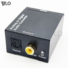 Bộ Chuyển Đổi Âm Thanh Tín Hiệu AV Sang Optical OEM, Analog To Digital, Bộ AV Ra Quang, Tặng Dây Quang 1m
