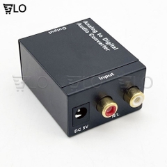 Bộ Chuyển Đổi Âm Thanh Tín Hiệu AV Sang Optical OEM, Analog To Digital, Bộ AV Ra Quang, Tặng Dây Quang 1m