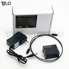 Bộ Chuyển Đổi Âm Thanh Tín Hiệu AV Sang Optical OEM, Analog To Digital, Bộ AV Ra Quang, Tặng Dây Quang 1m